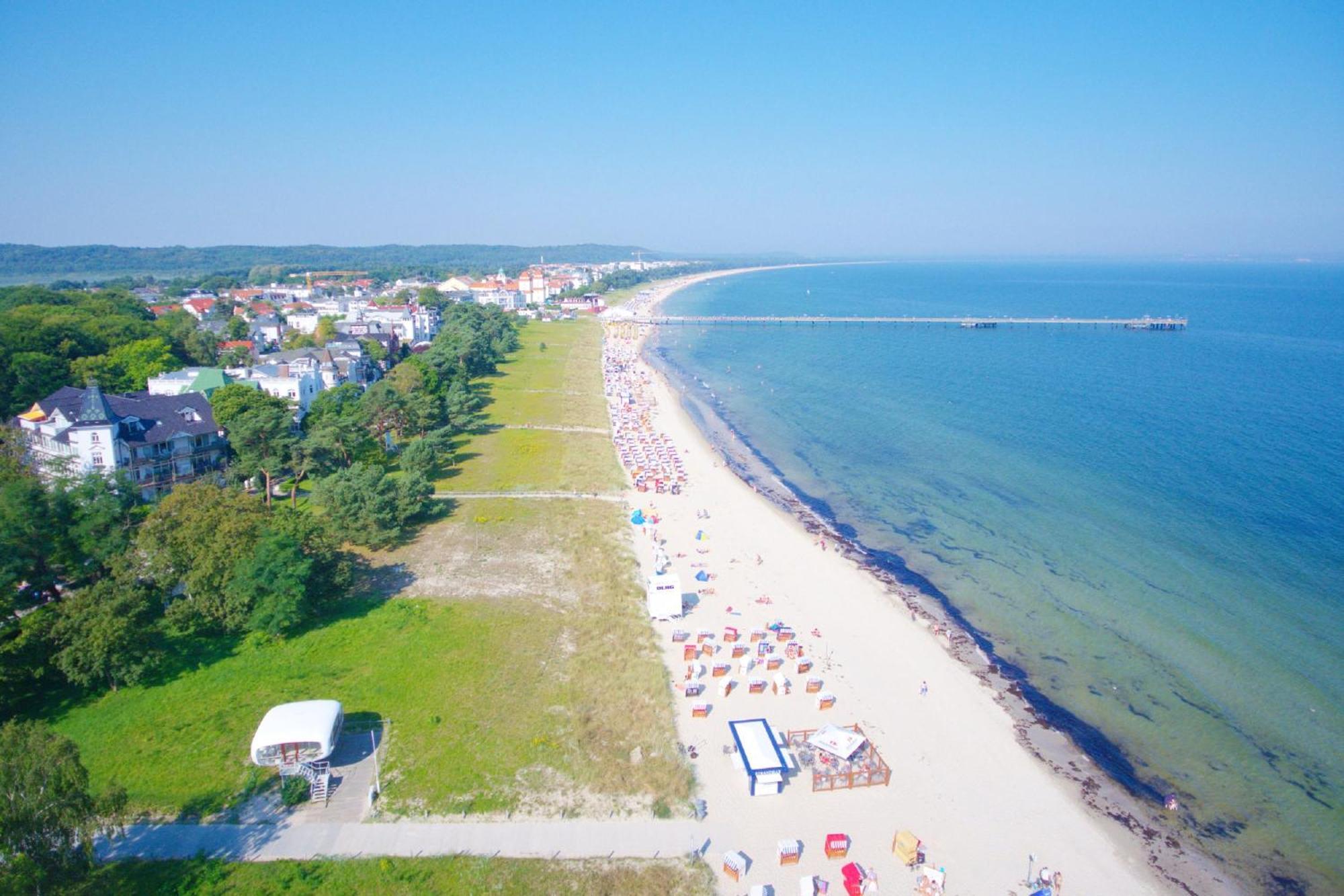 Aparthotel Ostsee Fewo 26 Balkon, Meerblick, Strand Binz Exterior photo